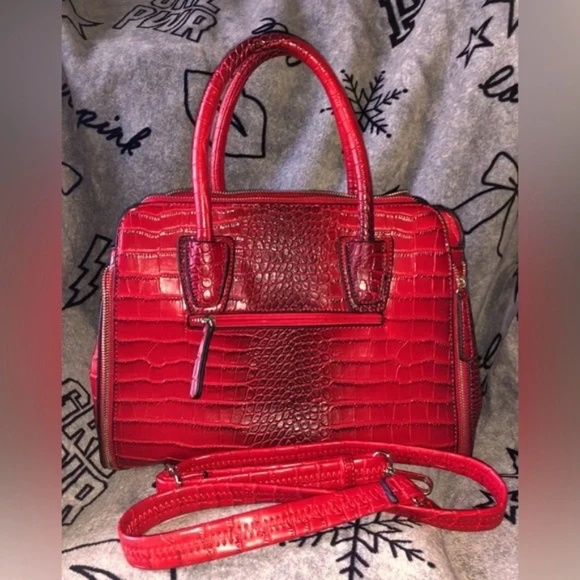 Handbags - NWOT Large Red Convertible Crossbody/Hand Bag